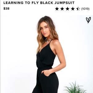 Learning to fly black jumpsuit